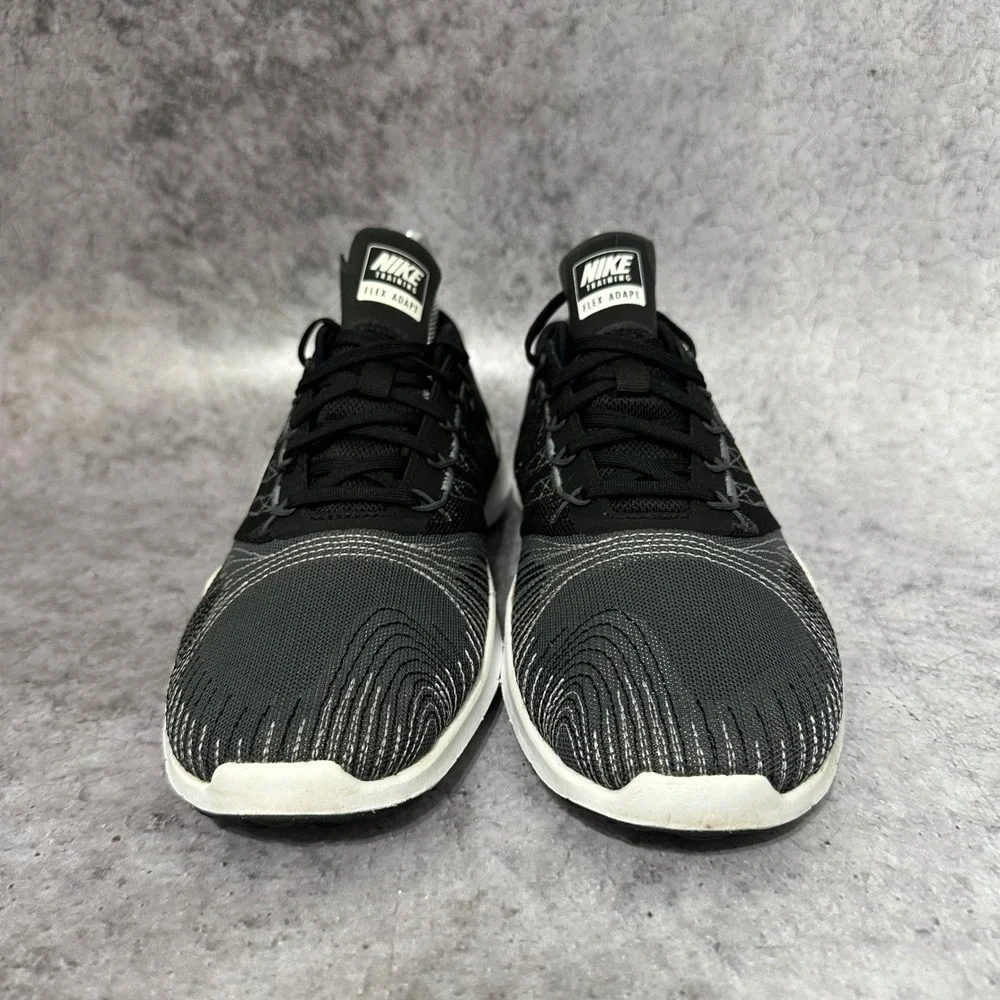 Nike Flex Adapt TR Womens 7.5 Black White Training Shoes Sneakers 831579-001